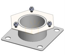 Verifica Adaptor de montaj 3088 pentru stâlpișori de iluminat Narvik, oțel zincat la cald NORLYS
