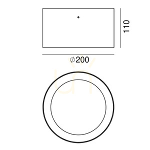 Plafonieră albă de exterior NORLYS Sol 4054WH LED small 1