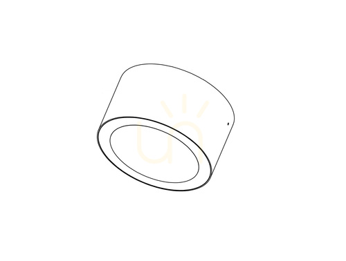 Verifica Sol 4057CS – Corp de iluminat de exterior pentru tavan, de culoarea ruginii, cu LED, NORLYS
