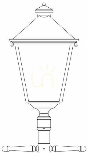 Verifica Lanterna de grădină din cupru cu LED „London 4126BC” de la NORLYS