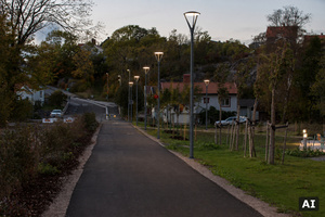 Lanterna de grădină cu LED Hammerfest 5134GR, culoare gri, de la NORLYS small 4