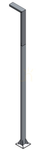 Lampă de grădină NORLYS Asker 5225BL neagră LED 19,7 W 300 cm small 0