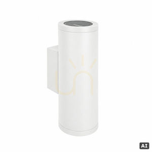 Aplică de exterior albă Lysfjord 6424WH LED 26,5 W 4000 K, lumină îngustă sus-jos NORLYS small 1