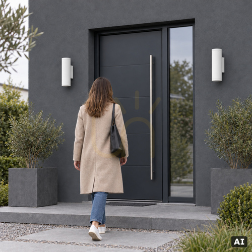 Verifica Aplică de exterior albă Lysfjord 6424WH LED 26,5 W 4000 K, lumină îngustă sus-jos NORLYS