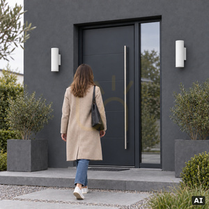 Aplică de exterior albă Lysfjord 6424WH LED 26,5 W 4000 K, lumină îngustă sus-jos NORLYS small 3