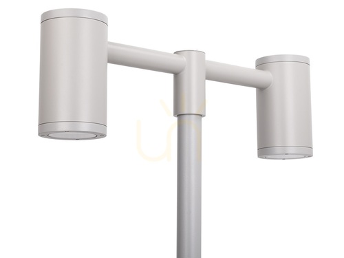 Verifica Corp de iluminat pe stâlp NORLYS Mora 6466AL LED 3000 K, cu două brațe, aluminiu