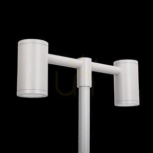 Corp de iluminat pe stâlp NORLYS Mora 6466AL LED 3000 K, cu două brațe, aluminiu small 1