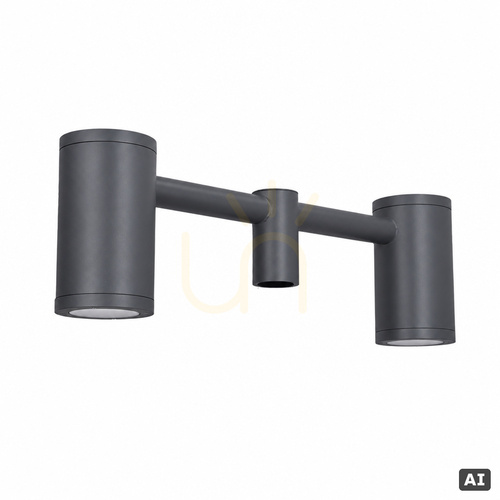 Verifica Corp de iluminat pentru stâlp cu două brațe NORLYS Mora 6467GR grafit RAL 7016, LED 33,5 W 4000 K, DALI2 (fără stâlp)