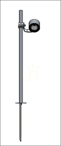 Verifica Proiector exterior cu LED Moss 6602CS, culoare ruginiu, de la NORLYS