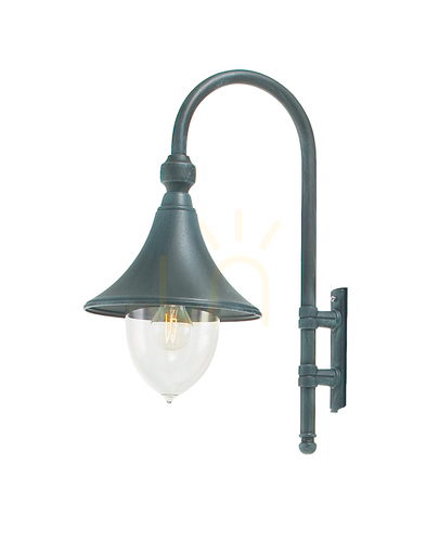 Verifica Aplică de exterior NORLYS, model Florence 8012BG, verde, soclu E27