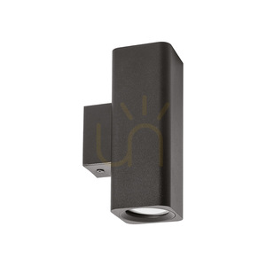 Aplică Gea Luce GAP541 negru satinat 2×GU10 small 0