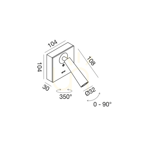 Verifica Aplică de perete GAP594 Silver de la Gea Luce
