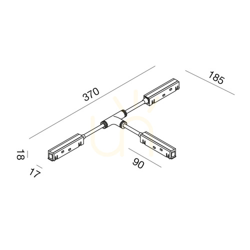 Verifica Conector pentru șină colectoare GBIC23, alb, Gea Luce