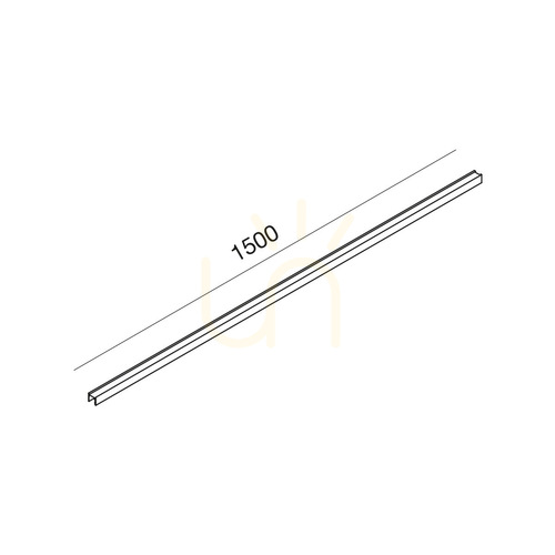 Verifica Șină magnetică subțire GBIN42, 1,5 m, argintiu, Gea Luce