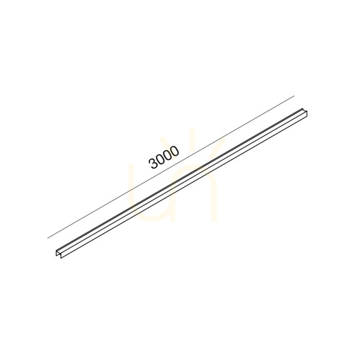 Verifica GBIN46 Șină magnetică subțire, 3 m, albă, Gea Luce