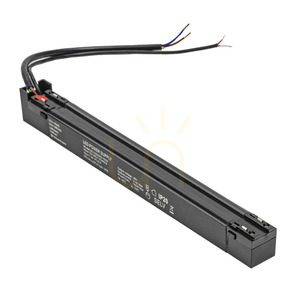 Sursă de alimentare magnetică directă Gea Luce GBITR5 pentru șină GBIN30 de 48 V, negru mat 0 Sursă de alimentare magnetică directă Gea Luce GBITR5 pentru șină GBIN30 de 48 V, negru mat small 0