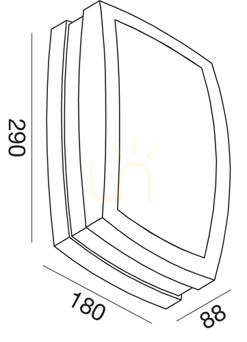 Verifica Plafonieră de exterior Gea Luce GES301, gri aluminiu, IP54, 2×E27