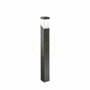 Stâlpișor de grădină GES611 grafit 100 cm, aluminiu, difuzor opal, E27 max. 28 W, IP44, Gea Luce small 0
