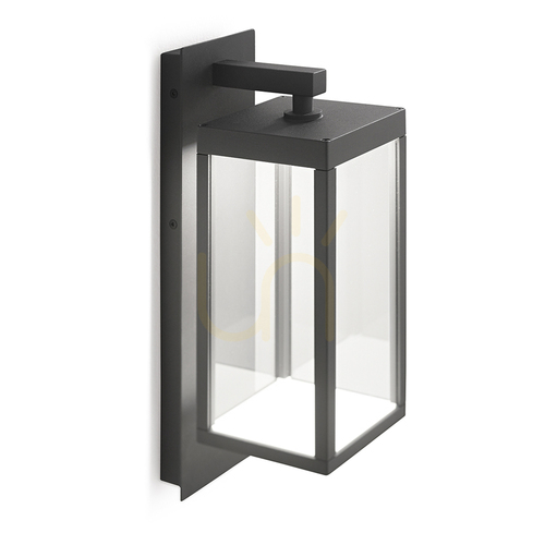 Verifica GES771 Aplică de perete pentru exterior Graphite Gea Luce, IP54