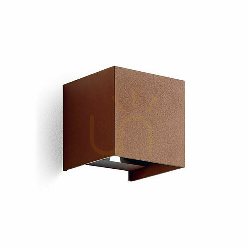 Verifica Aplica de exterior Gea Luce GES867C maro, LED 2 × 10 W, IP65