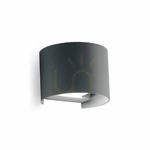 Verifica Aplică LED de exterior GES876C gri grafit Gea Luce IP65