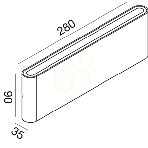 GES884N Aplică de perete pentru exterior Graphite Gea Luce, IP54 small 1