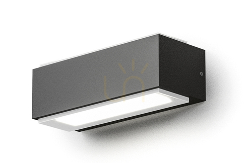 Verifica Aplică de exterior Gea Luce GES960, gri grafit, IP65