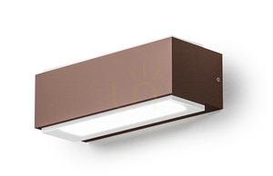 GES962C Aplică de perete pentru exterior Gea Luce, culoare ruginie, IP65 small 0