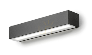 GES963C Aplică de perete pentru exterior din grafit de la Gea Luce, IP65 small 0