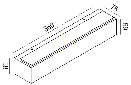 Verifica GES965C Aplică de perete pentru exterior Gea Luce, culoare ruginie, IP65