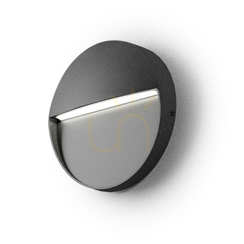 Verifica GES983 Iluminat pentru scări, grafit, Gea Luce, IP65