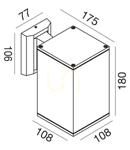 Aplică de exterior Gea Luce GES1013 antracit IP65 E27 small 1