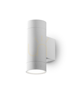 Aplică de exterior sus-jos GES1064 albă 2xGU10 IP54 Gea Luce small 0