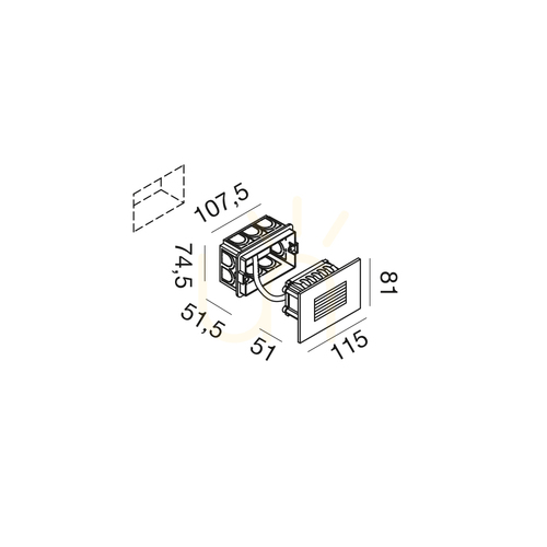 Verifica GES2050 Gea Luce IP66 Iluminat pentru scări