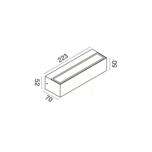 GES2244 Aplică de perete pentru exterior Gea Luce, culoare antracit, IP65 small 1