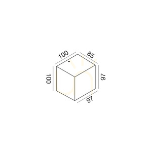 GES2300 Aplică de perete pentru exterior Gea Luce, albă, IP65 small 1