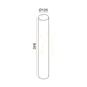 GES2401 Stâlp de iluminat Brown Gea Luce small 1
