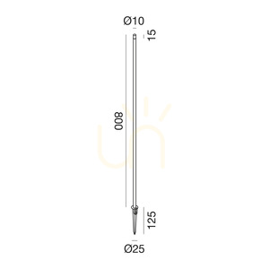 GES2414C Stâlp de iluminat Gea Luce, culoare antracit, IP65 small 1