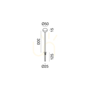 Stâlp de iluminat GES2420C Gea Luce, culoare antracit, IP65 small 1