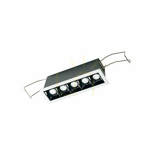 Verifica Spot încastrat GFA1120N Gea Luce cu 5 puncte de lumină, alb, LED 10 W