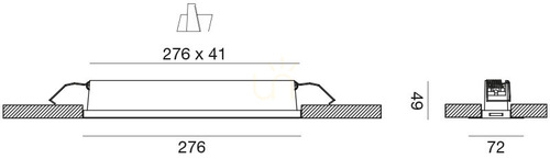 Verifica Corp de iluminat încastrat GFA1131N, alb, Gea Luce