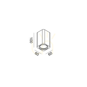 GFA1621 – Lampa de tavan neagră de la Gea Luce small 2