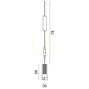 Modul LED pentru corpuri de iluminat tubulare Gea Luce GFA1741 negru 10 W 3000 K small 1