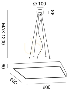 GKI312 Lampa suspendată Gea Luce small 1
