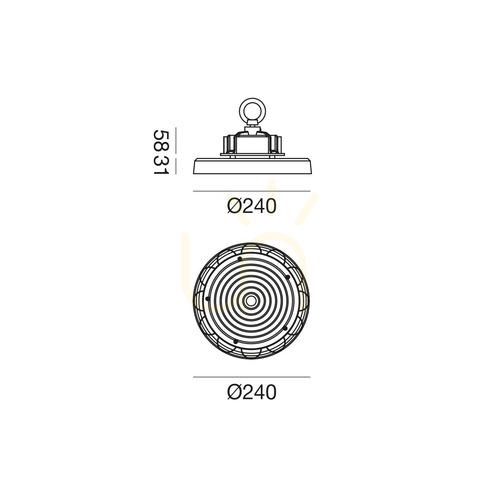 Verifica GLI020 Corpuri de iluminat industriale Gea Luce, IP65