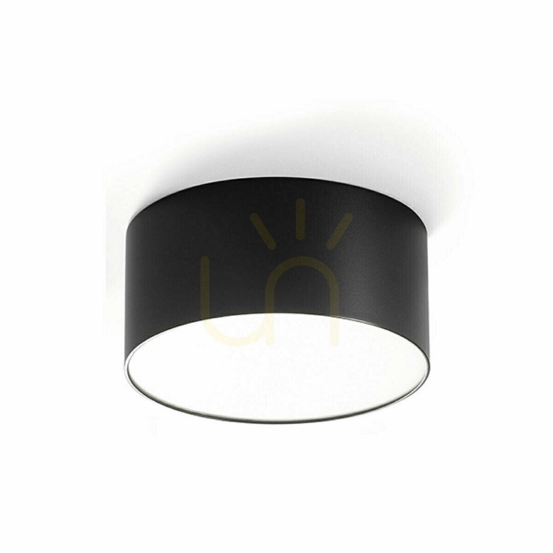 Deckenleuchte GPL243C in Schwarz von Gea Luce