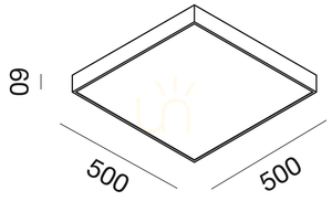 Lampa de tavan albă GPL311C de la Gea Luce small 1