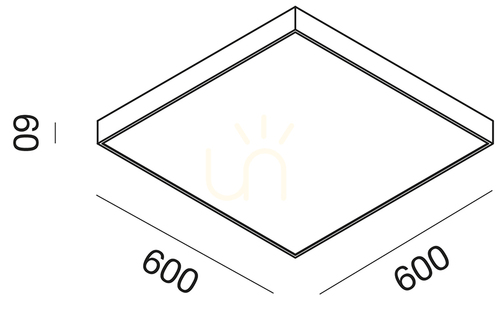 Verifica Lampa de tavan albă GPL312C de la Gea Luce