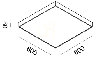 Lampa de tavan albă GPL312C de la Gea Luce small 1