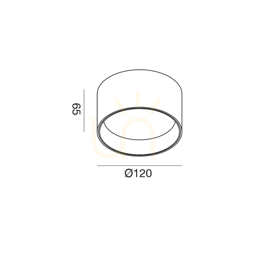 Verifica Lampa de tavan albă GPL332C de la Gea Luce
